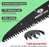 MOSSY OAK Folding Saw  7 Inch Pruning Hand Saw with Pouch D6A  M2 Bimetal Saw Blade Hunting Saw Foldable for Deer Tree Wood and Limb Cutting7 inches