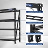 WORKPRO 5Tier Metal Shelving Unit 48W x 24D x 72H Heavy Duty Adjustable Storage Rack 4000 lbs Load Capacity Total for Garage Basement Warehouse Workshop2