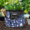 WORKPRO Garden Tool Bag 9 Pockets Garden Tote Bag Heavy Duty Oxford Garden Tool Storage Bag Gardening Tool Kit Holder Tools NOT Included 12 x 12 x 6 Blue InsectsBlue Insects