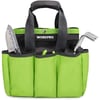 WORKPRO Garden Tool Bag 9 Pockets Garden Tote Bag Heavy Duty Oxford Garden Tool Storage Bag Gardening Tool Kit Holder Tools NOT Included 12 x 12 x 6 Blue InsectsGreen