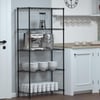 WORKPRO 5Tier Wire Shelving Unit 36W x 14D x 72H Metal Storage Shelves Rack Heavy Duty Utility Shelving 1750 LBS Load Capacity Total Kitchen Living Room Basement Garage30 W x 14 D x 60 H