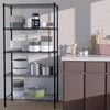 WORKPRO 5Tier Wire Shelving Unit 36W x 14D x 72H Metal Storage Shelves Rack Heavy Duty Utility Shelving 1750 LBS Load Capacity Total Kitchen Living Room Basement Garage36u201D W x 14u201D D x 72u201D H