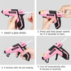 WORKPRO Cordless Hot Glue Gun Fast Preheating Glue Gun Kit with 20 Pcs Premium Mini Glue Gun Sticks SmartPoweroff Hot Melt Glue Gun Builtin 2600 mAh Lithiumion Upgraded VersionPink