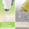 WORKPRO Cordless Hot Glue Gun Fast Preheating Glue Gun Kit with 20 Pcs Premium Mini Glue Gun Sticks SmartPoweroff Hot Melt Glue Gun Builtin 2600 mAh Lithiumion Upgraded VersionWhite