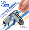 WORKPRO Cordless Hot Glue Gun Fast Preheating Glue Gun Kit with 20 Pcs Premium Mini Glue Gun Sticks SmartPoweroff Hot Melt Glue Gun Builtin 2600 mAh Lithiumion Upgraded VersionBlue