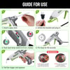 WORKPRO Hot Glue Gun Full Size  60100W Dual Temp Glue Gun and Sticks Set with 10 PCS Glue Sticks 716  90S Fast Preheating Hot Glue Gun Kit for Construction Crafting DIY and Repairs  PinkWhite