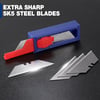 WORKPRO Utility Knife Blades SK5 Steel Replacement Blades with Dispenser Standard Blades for Box Cutter and Utility Knives Pack of 50WORKPRO Utility Knife Blades SK5 Steel Replacement Blades with Dispenser Standard Blades for Box Cutter and Utility Knives Pack of 50