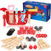 WORKPRO Wooden Building Toy Tools Set Building Toy Set CreativeampEducational Construction Toy Great Gift for Toddlers 343pc Building Kit