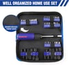 WORKPRO 61PC Magnetic Screwdriver Bits amp Nut Driver Set with Organizer Bag DIY Tools amp Equipment for Men Women Mechanic Herramientas Tool Bit Kit Home Improvement Gift Metric amp SAEWORKPRO 61PC Magnetic Screwdriver Bits amp Nut Driver Set with Organizer Bag DIY Tools amp Equipment for Men Women Mechanic Herramientas Tool Bit Kit Home Improvement Gift Metric amp SAE