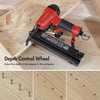 WORKPRO Pneumatic Brad Nailer 18 GA 2 in 1 Nail Gun and Crown Stapler with 400pcs Nails 300pcs Staples for Carpentry DIY Project WoodworkingWORKPRO Pneumatic Brad Nailer 18 GA 2 in 1 Nail Gun and Crown Stapler with 400pcs Nails 300pcs Staples for Carpentry DIY Project Woodworking