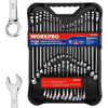 WORKPRO 32Piece SAE amp Metric Combination Wrench Set 12 PT Regular and Stubby Wrenches set with Organizer Tray CrV Steel Mirror Chrome PolishedWORKPRO 32Piece SAE amp Metric Combination Wrench Set 12 PT Regular and Stubby Wrenches set with Organizer Tray CrV Steel Mirror Chrome Polished