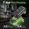 WORKPRO 20V Cordless Drill Combo Kit Drill Driver and Impact Driver with 2x 20Ah Batteries and 1 Hour Fast ChargerWORKPRO 20V Cordless Drill Combo Kit Drill Driver and Impact Driver with 2x 20Ah Batteries and 1 Hour Fast Charger