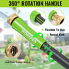 WORKPRO 58 IN x 10 FT Garden Hose Durable Flexible Lightweight Water Hose with BiMaterial 360 Rotation Handle 34 GHT Solid Brass Fittings for Outdoor Lawn Garden amp Yard Car Wash50ft 360 Rotary Handle