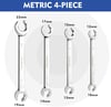 WORKPRO Flare Nut Wrench Set Metric 4piece 10 12 13 14 15 17 19 22mm CrV Steel 15 Offset End Brake Line Wrenches Set Organizer Pouch IncludedWORKPRO Flare Nut Wrench Set Metric 4piece 10 12 13 14 15 17 19 22mm CrV Steel 15 Offset End Brake Line Wrenches Set Organizer Pouch Included