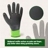 WORKPRO 2 Pairs Garden Gloves Working Gloves with Eco Latex Palm Coated Works Gloves with Touchscreen for Weeding Digging Raking and PruningMLarge Pack of 4