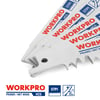 WORKPRO 32Piece Reciprocating Saw Blade Set  MetalWoodcutting Saw Blades Pruner Saw Blades with Organizer Pouch1 Wood Pruning Blades