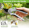 WORKPRO Bypass Pruning Shears 8 Hand Pruners with Aluminum Handle Stainless Steel amp Sharp SK5 Blades Professional Plant Snips Clippers for Flowers Branches Premium Gardening ToolsWORKPRO Bypass Pruning Shears 8 Hand Pruners with Aluminum Handle Stainless Steel amp Sharp SK5 Blades Professional Plant Snips Clippers for Flowers Branches Premium Gardening Tools