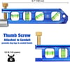 WORKPRO Conduit Bending Level Magnetic Torpedo Level Pipe Level Bubble Vials for 0903045 Measurements Aluminum Alloy Construction 63inch Cobalt BlueWORKPRO Conduit Bending Level Magnetic Torpedo Level Pipe Level Bubble Vials for 0903045 Measurements Aluminum Alloy Construction 63inch Cobalt Blue