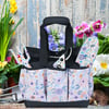 WORKPRO Garden Tool Bag 9 Pockets Garden Tote Bag Heavy Duty Oxford Garden Tool Storage Bag Gardening Tool Kit Holder Tools NOT Included 12 x 12 x 6 Floral WhiteFloral White