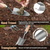 WORKPRO Garden Tool Set 5 Piece Heavy Duty Steel Gardening Tools Kit with Wooden Handle Includes Hand Trowel Transplanter Weeder Hand Fork and Hand Rake Gardening Gifts for Women MenWORKPRO Garden Tool Set 5 Piece Heavy Duty Steel Gardening Tools Kit with Wooden Handle Includes Hand Trowel Transplanter Weeder Hand Fork and Hand Rake Gardening Gifts for Women Men