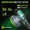 WORKPRO Cordless Car Buffer Polisher 6Inch Dual Action Polisher for Car Detailing with 2 pcs 12V Rechargeable Battery Orbital Polisher with Adjustable Speed Car Buffer Polisher Kit