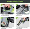 WORKPRO Mini Chainsaw 63 Cordless Electric Compact Chain Saw with 2 Batteries OneHand Operated Portable Wood Saw with Replacement Guide Bar and Chain for Garden Tree Branch Pruning Wood Cutting20V Brushless Motor