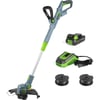 imageWORKPRO 20V Cordless String TrimmerEdger 12inch with 2Ah LithiumIon Battery 1 Hour Quick Charger 164ft Trimmer Line Included