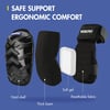 imageWORKPRO Knee Pads for Construction  Safety Kneepads with Ergonomic Gel Cushion and Foam Padding Adjustable Buckle Straps and Durable Buttons Ideal for Work Flooring GardeningStrap