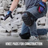 imageWORKPRO Knee Pads for Construction  Safety Kneepads with Ergonomic Gel Cushion and Foam Padding Adjustable Buckle Straps and Durable Buttons Ideal for Work Flooring GardeningBuckle