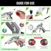 imageWORKPRO Hot Glue Gun Full Size  60100W Dual Temp Glue Gun and Sticks Set with 10 PCS Glue Sticks 716quot  90S Fast Preheating Hot Glue Gun for Construction Crafting DIY and Repairs  Pink RibbonWhite