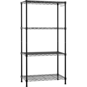 WORKPRO 5Tier Wire Shelving Unit 36W x 14D x 72H Metal Storage Shelves Rack Heavy Duty Utility Shelving 1750 LBS Load Capacity Total Kitchen Living Room Basement Garage24 W x 14 D x 48 H