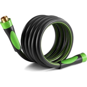 WORKPRO 58 IN x 10 FT Garden Hose Durable Flexible Lightweight Water Hose with BiMaterial 360 Rotation Handle 34 GHT Solid Brass Fittings for Outdoor Lawn Garden amp Yard Car Wash10ft BiMaterial 360 Rotary Handle