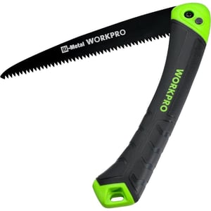 WORKPRO Folding Saw Small Hand Pruning Saw with 7 Inch Blade Portable Garden Saw with Triple Cut Teeth Ideal for Trees Trimming Cutting Camping Gardening Hunting Safety Button LockWORKPRO Folding Saw Small Hand Pruning Saw with 7 Inch Blade Portable Garden Saw with Triple Cut Teeth Ideal for Trees Trimming Cutting Camping Gardening Hunting Safety Button Lock