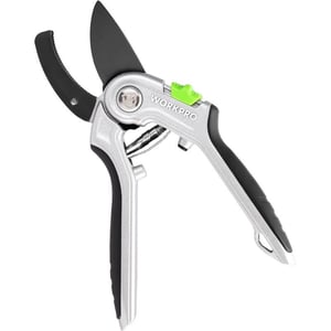 WORKPRO Garden Anvil Pruning Shears 8 Garden Pruning Scissors Heavy Duty with Ergonomically Design Handle LaborSaving Garden Clippers Hand Tools for Thick Dry branches and Dead PlantsWORKPRO Garden Anvil Pruning Shears 8 Garden Pruning Scissors Heavy Duty with Ergonomically Design Handle LaborSaving Garden Clippers Hand Tools for Thick Dry branches and Dead Plants