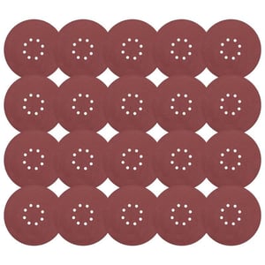 WORKPRO 50Piece Sanding Discs Set 9Inch 8 Hole HookandLoop Sandpaper 6 Grades  60 80 120 150 180 240 Grits Grinding Abrasive Sanding Disc for Drywall Sander Wood Furniture FinishingAluminum Oxide 20Piece 150 Grits