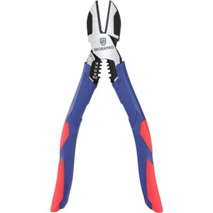 WORKPRO 75 Inch Diagonal Cutting Pliers with Wire Stripper CRV Steel Wire Cutters with Comfort Grip Handles Heavy Duty SideCutting Pliers for Electricians and HomesWORKPRO 75 Inch Diagonal Cutting Pliers with Wire Stripper CRV Steel Wire Cutters with Comfort Grip Handles Heavy Duty SideCutting Pliers for Electricians and Homes