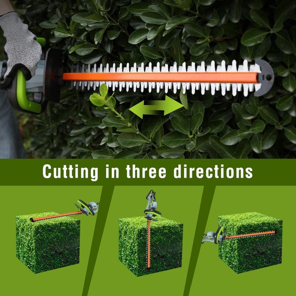 WORKPRO 20V Cordless Hedge Trimmer 20 Dual Action Blades Electric Gardening Trimmer 20Ah Battery 1 Hour Quick Charger Included Great Garden GiftsWORKPRO 20V Cordless Hedge Trimmer 20 Dual Action Blades Electric Gardening Trimmer 20Ah Battery 1 Hour Quick Charger Included Great Garden Gifts