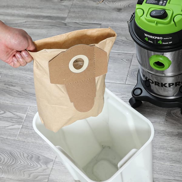 WORKPRO 4 Gallon Dust Collection Bag For W125088AE 4 Gallon Vacuum Cleaner  4 PackWORKPRO 4 Gallon Dust Collection Bag For W125088AE 4 Gallon Vacuum Cleaner  4 Pack