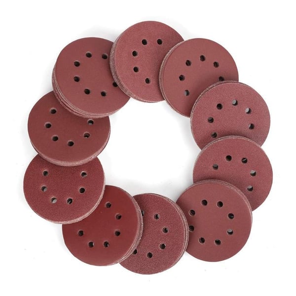 WORKPRO 150piece Sanding Discs Set  5Inch 8Hole Sandpaper 10 Grades Include 60 80 100 120 150180 240 320 400 600 Grits for Random Orbital SanderNot for Oscillating Tools or Mouse SanderRandom Orbital Sander Pads