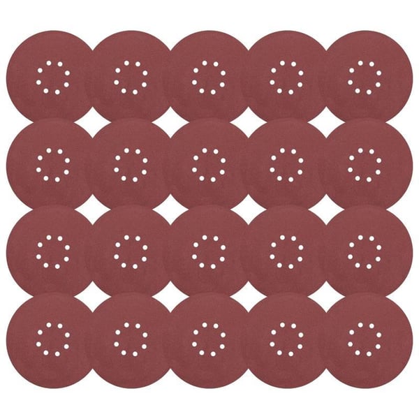 WORKPRO 50Piece Sanding Discs Set 9Inch 8 Hole HookandLoop Sandpaper 6 Grades  60 80 120 150 180 240 Grits Grinding Abrasive Sanding Disc for Drywall Sander Wood Furniture FinishingAluminum Oxide 20Piece 150 Grits