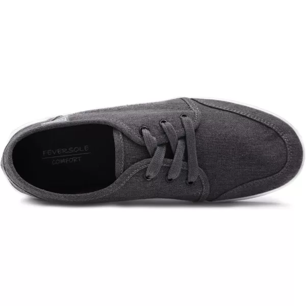 FEVERSOLE Comfort Women's Slip-On Lightweight Walking Shoes Casual Outfits Canvas Breathable Soft Loafers