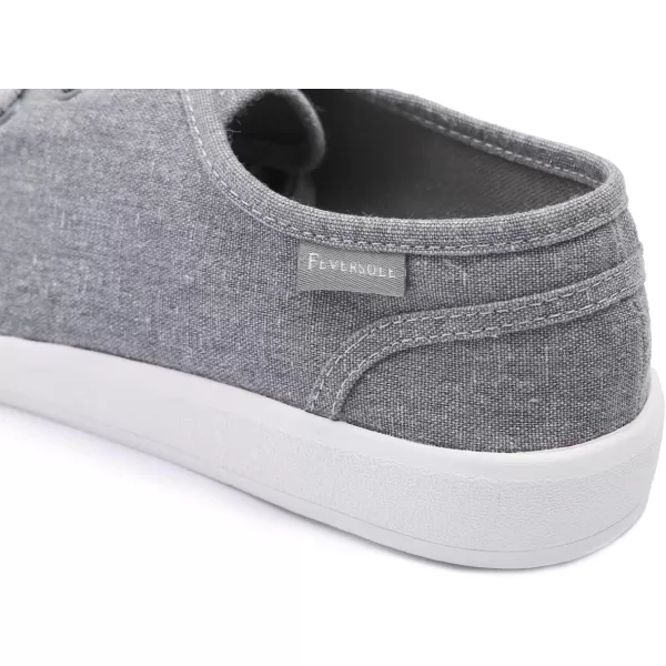 FEVERSOLE Comfort Women's Slip-On Lightweight Walking Shoes Casual Outfits Canvas Breathable Soft Loafers