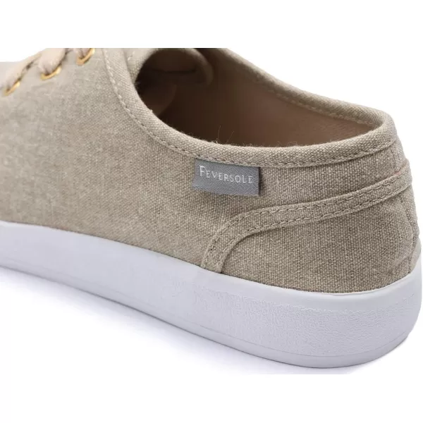 FEVERSOLE Comfort Women's Slip-On Lightweight Walking Shoes Casual Outfits Canvas Breathable Soft Loafers