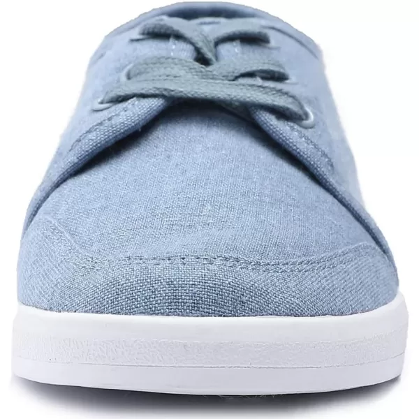 FEVERSOLE Comfort Women's Slip-On Lightweight Walking Shoes Casual Outfits Canvas Breathable Soft Loafers