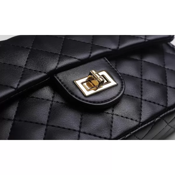 FEVERSOLE Crossbody Bag Vegan Leather Women Retro Small Saddle Satchel Shoulder Bag Tote With Long Adjustable Strap