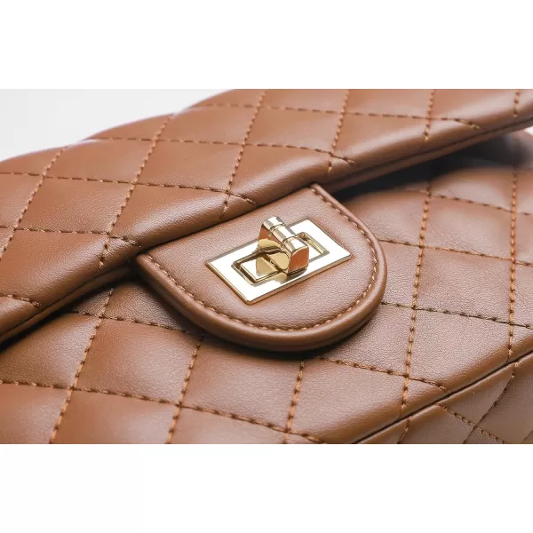 FEVERSOLE Crossbody Bag Vegan Leather Women Retro Small Saddle Satchel Shoulder Bag Tote With Long Adjustable Strap
