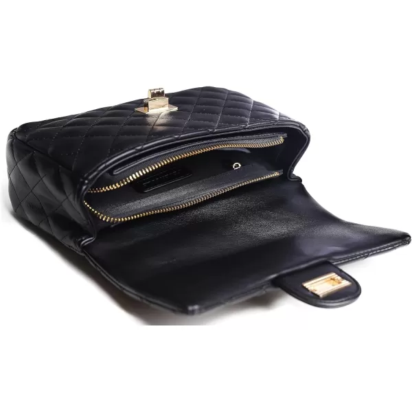 FEVERSOLE Crossbody Bag Vegan Leather Women Retro Small Saddle Satchel Shoulder Bag Tote With Long Adjustable Strap