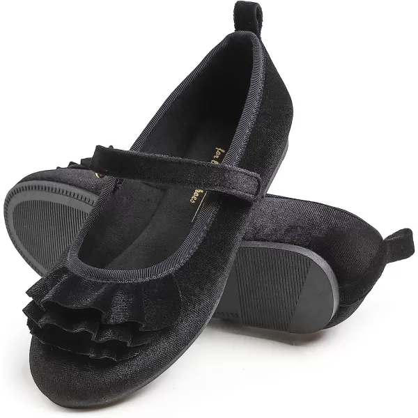 FEVERSOLE Girls Cute Dress Mary Jane Shoes Little Kids Casual Buckle Strap Flats