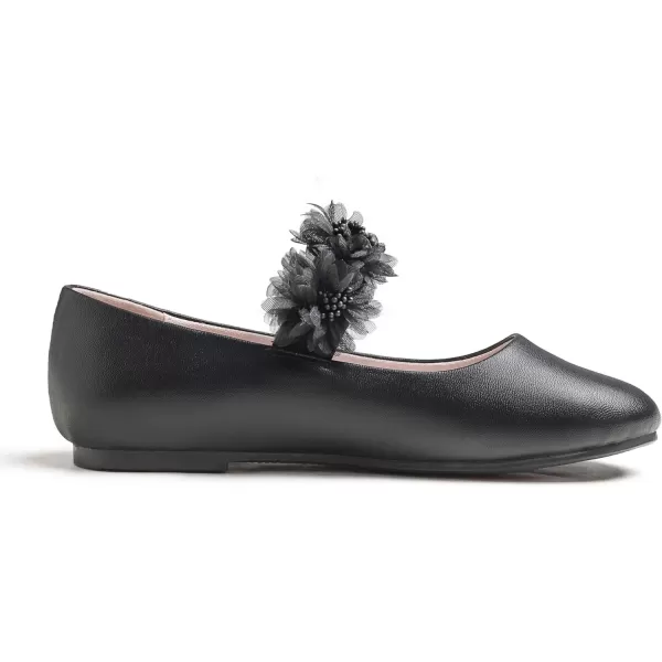 FEVERSOLE Girls Cute Dress Mary Jane Shoes Little Kids Casual Buckle Strap Flats