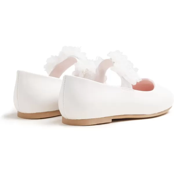FEVERSOLE Girls Cute Dress Mary Jane Shoes Little Kids Casual Buckle Strap Flats
